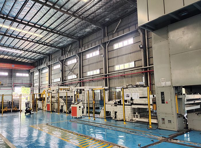 Linha de fechamento da bobina